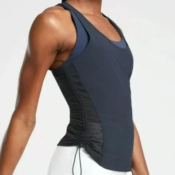 NWT ATHLETA Yosemite Tank Navy Blue Size Medium - Picture 1 of 11